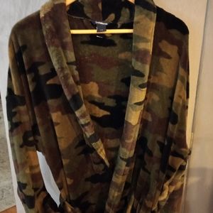 Men's Camouflage Bath Robe